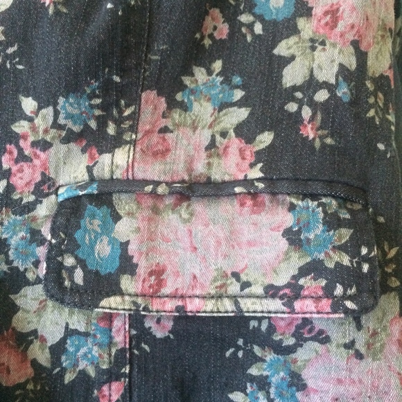 Free People Floral Denim Jacket - Picture 8 of 8